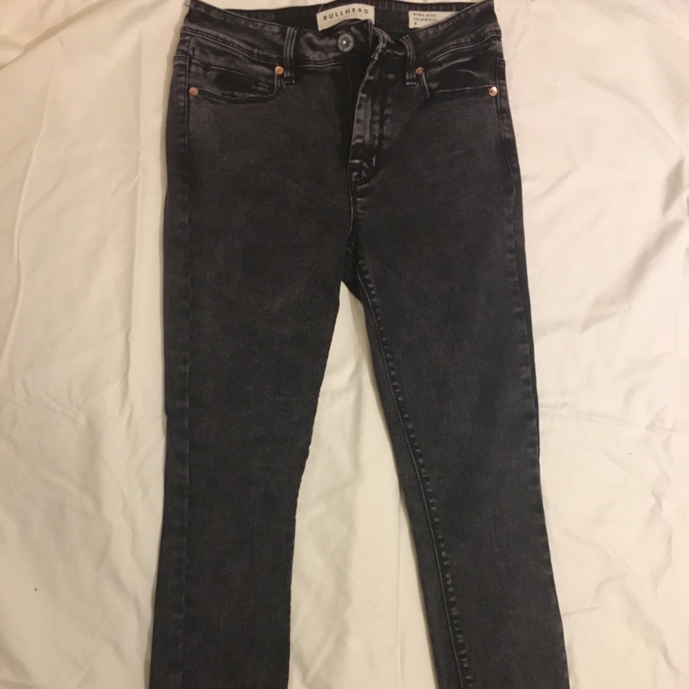 Bullhead Acid Wash Dark Jeans